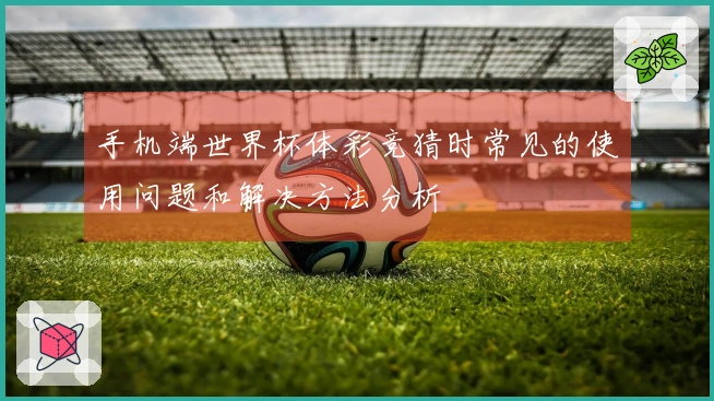 手机端世界杯体彩竞猜时常见的使用问题和解决方法分析